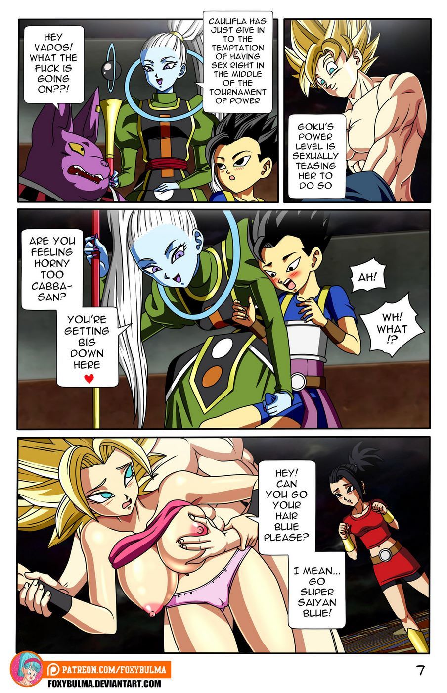 Saiyan Love - FoxyBulma [Dragon Ball Super] page 8