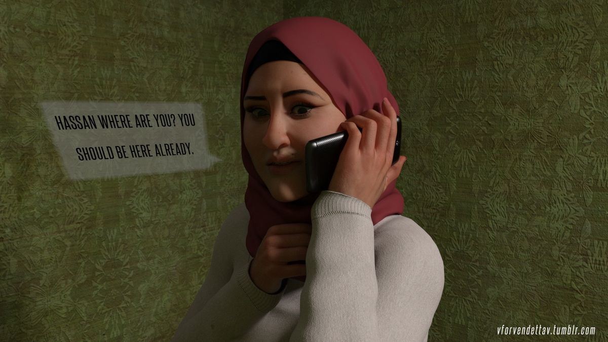 Good Wife - VforVendettaV Naughty Hijab 3DX page 11