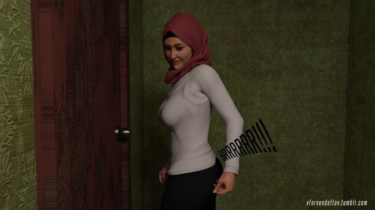 Good Wife - VforVendettaV Naughty Hijab 3DX page 9