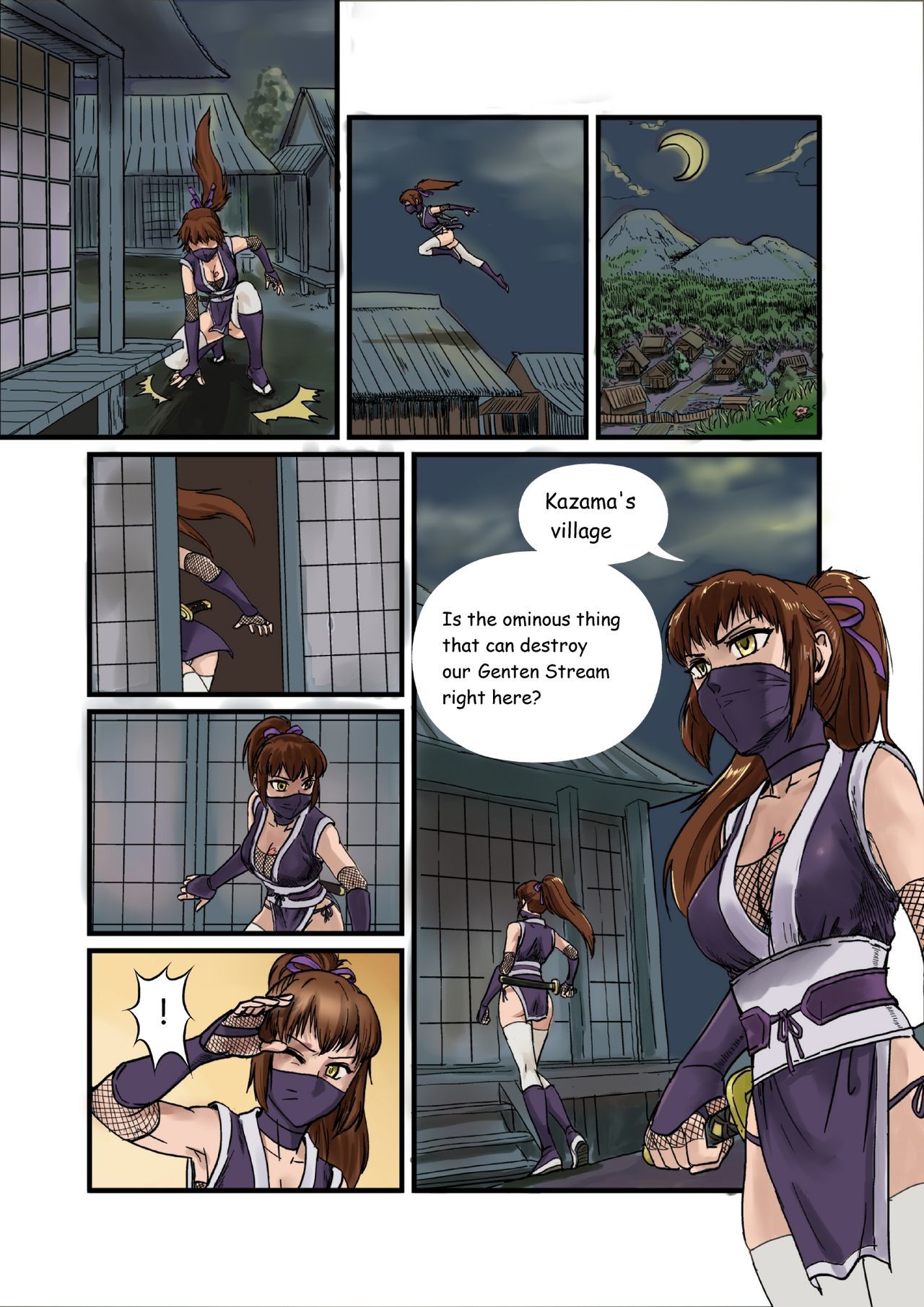 The Crisis of Genten Ninja Village - Banjouden page 2