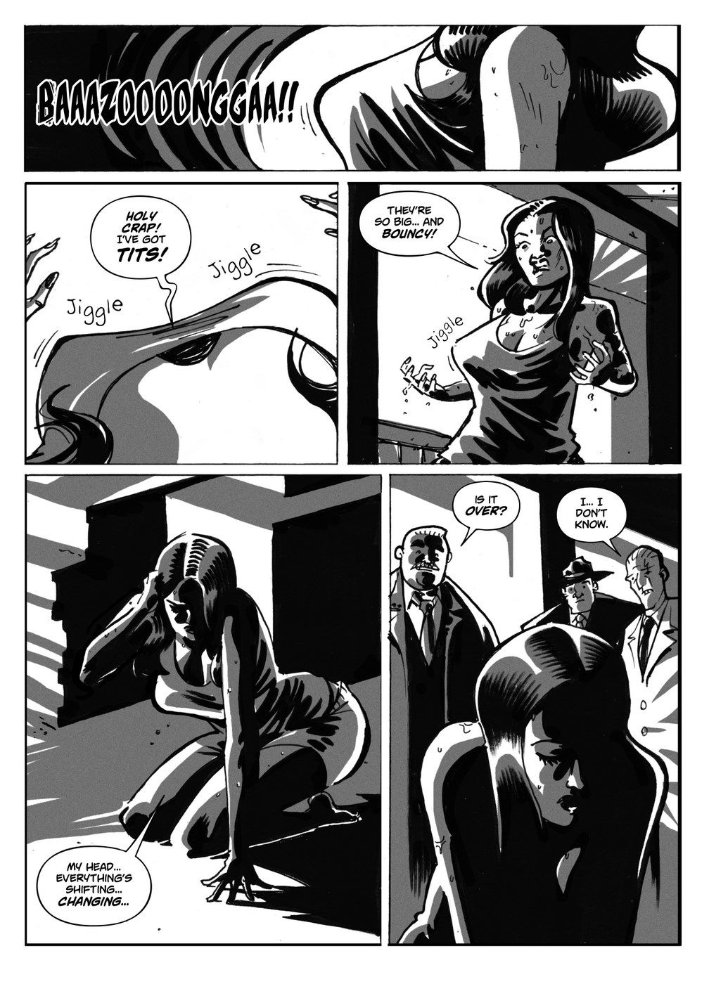 The Supermodel Transformation Kit - Busted TGComics page 10
