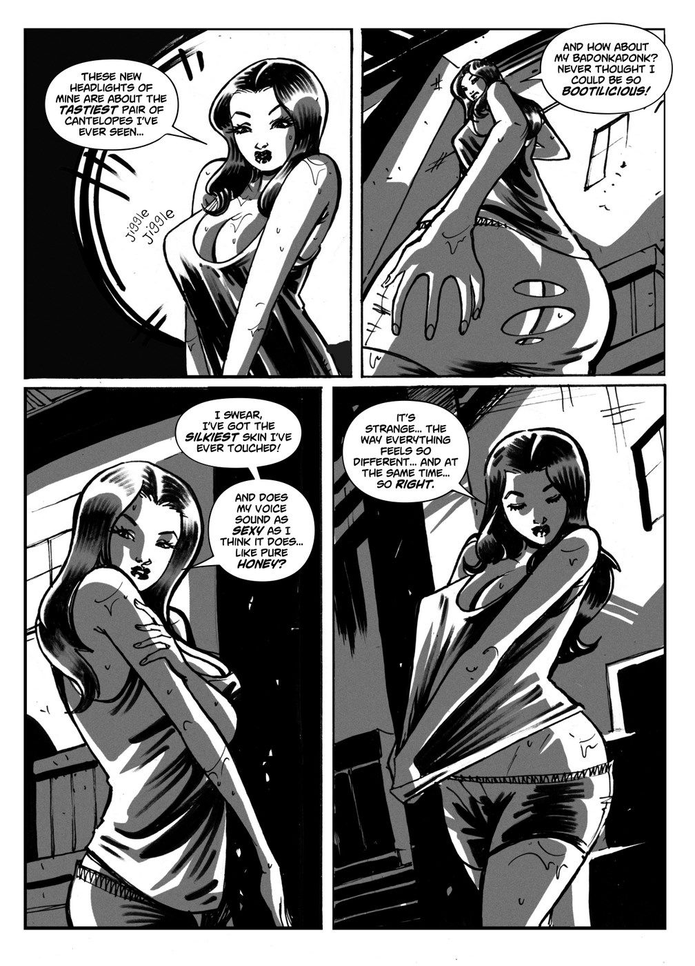 The Supermodel Transformation Kit - Busted TGComics page 13
