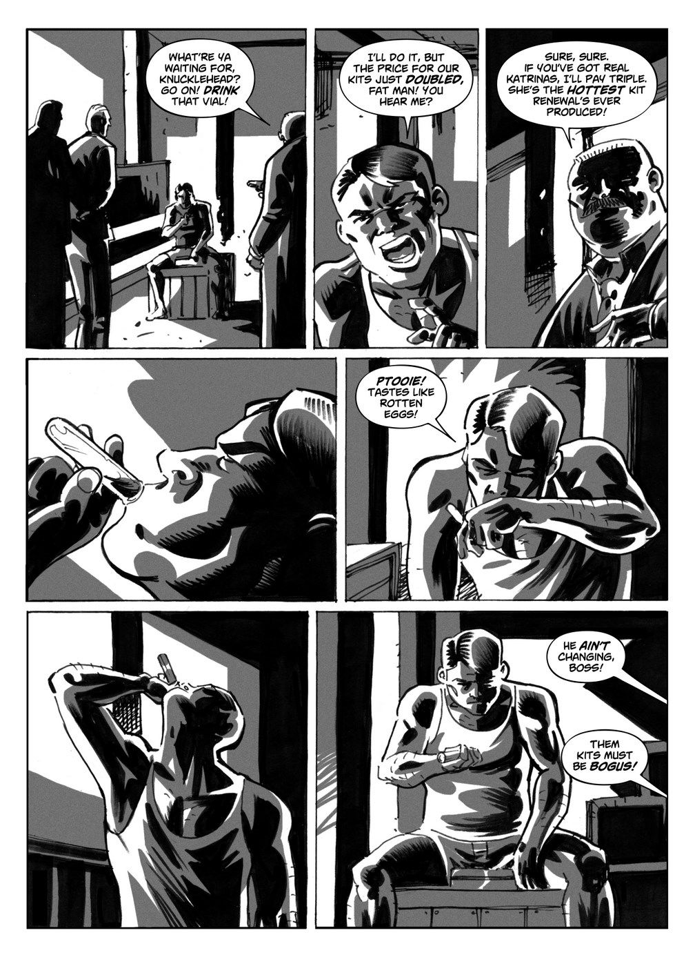 The Supermodel Transformation Kit - Busted TGComics page 5