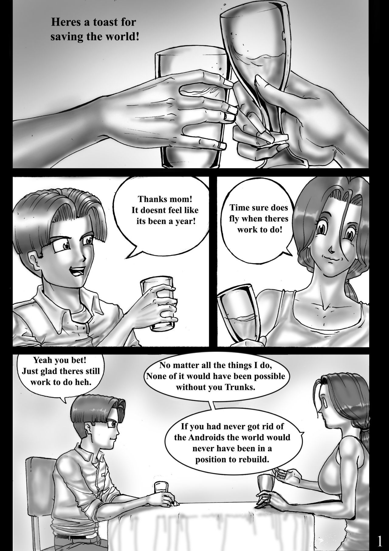 Dragon Moms 2 Ch 1 - Bulmas Legcy - OldFlameShotgun [Dragon Ball Z] page 2