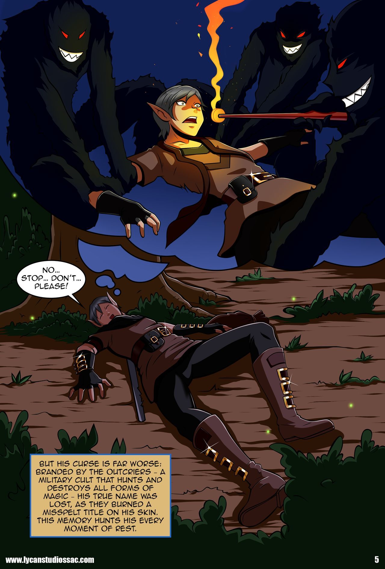 Upon a Star Hunters Curse - Locofuria page 7