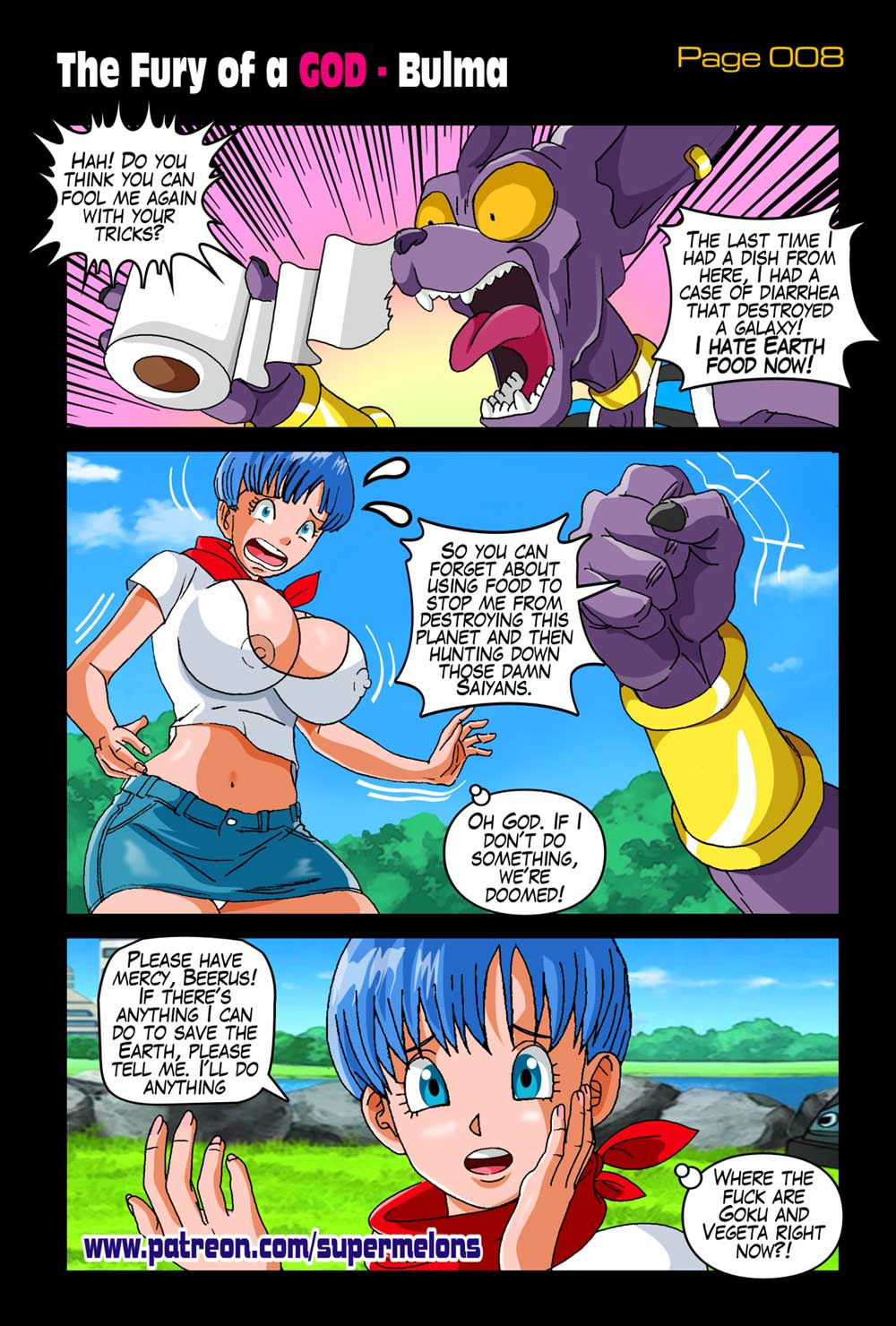The Fury of a God - Super Melons [Dragon Ball Super] page 12