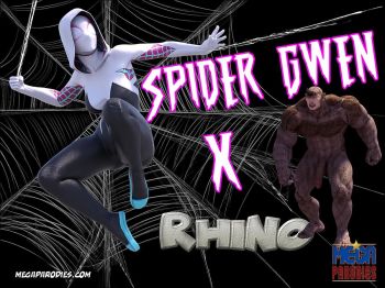 Spider Gwen X Rhino - Megaparodies cover