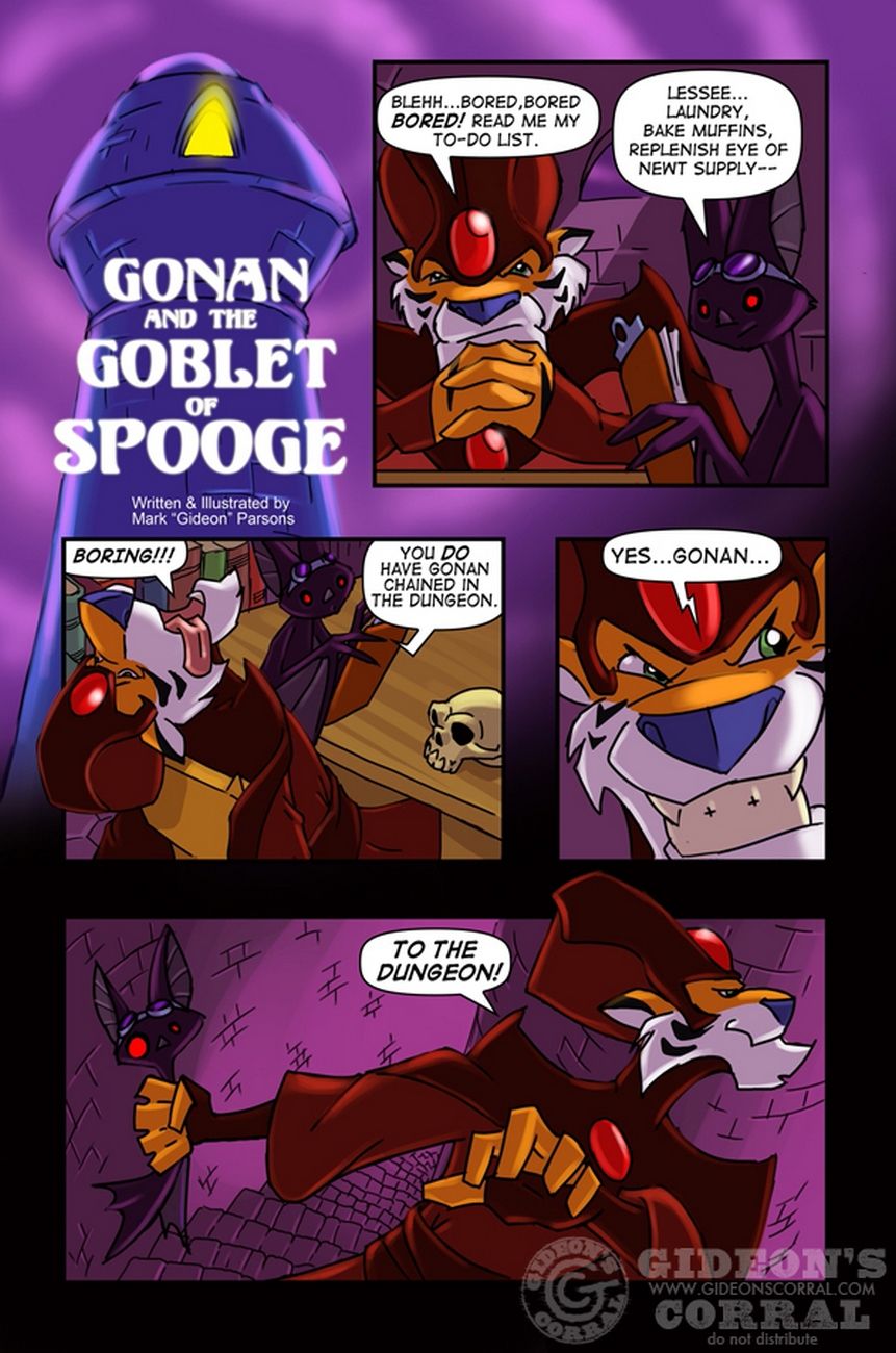 Gonan And The Goblet Of Spooge page 2
