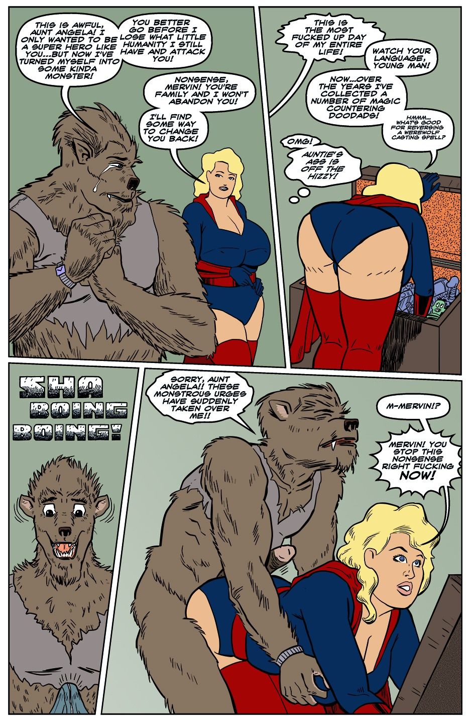 Blonde Marvel Mervin The Monster (Darrell San) page 1