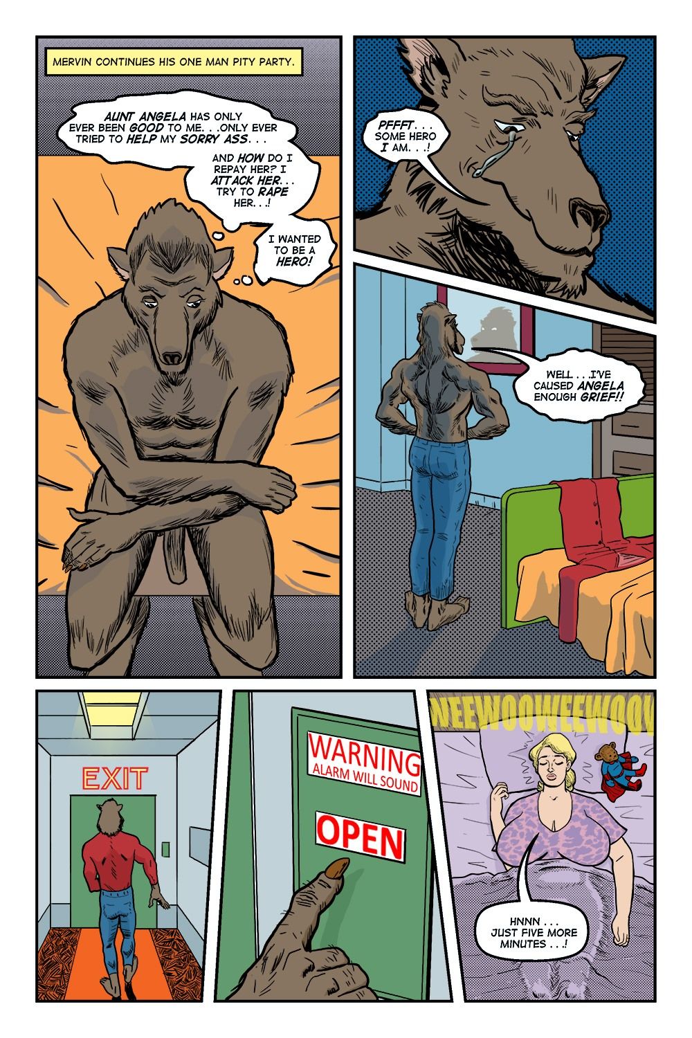 Blonde Marvel Mervin The Monster (Darrell San) page 18