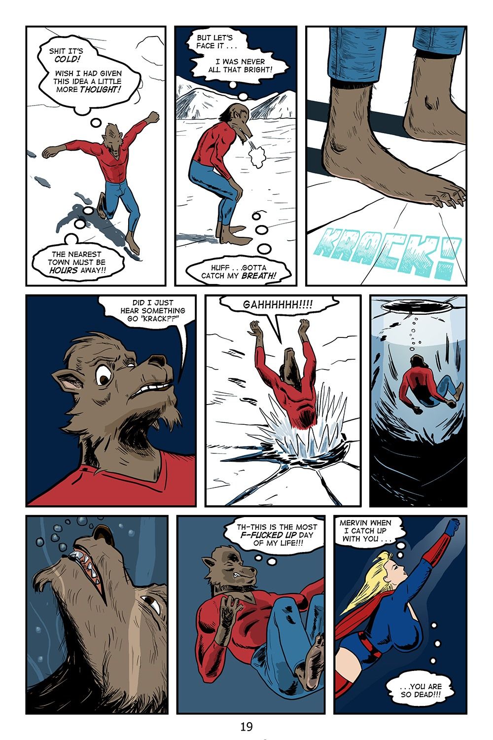 Blonde Marvel Mervin The Monster (Darrell San) page 20