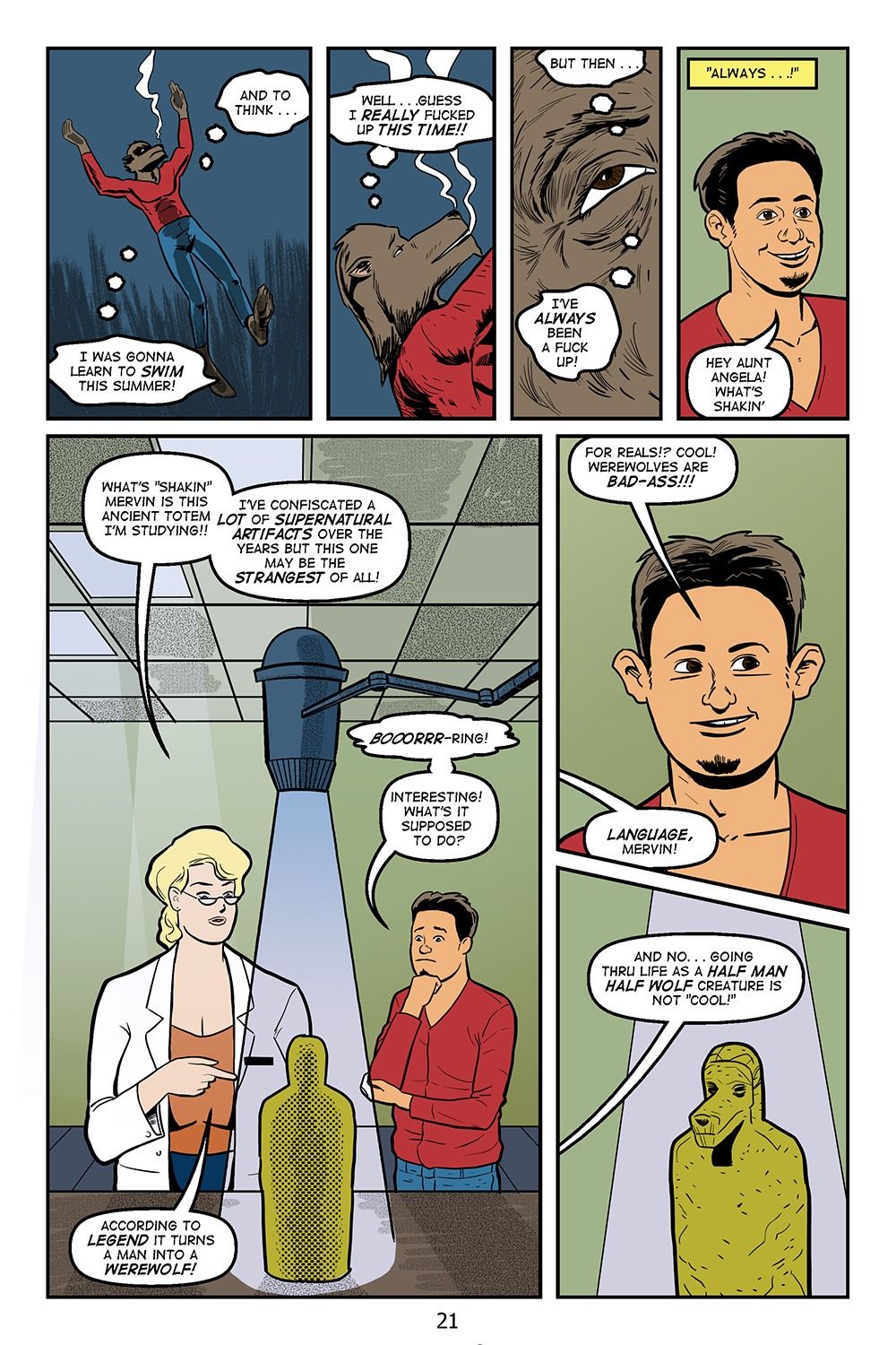 Blonde Marvel Mervin The Monster (Darrell San) page 22