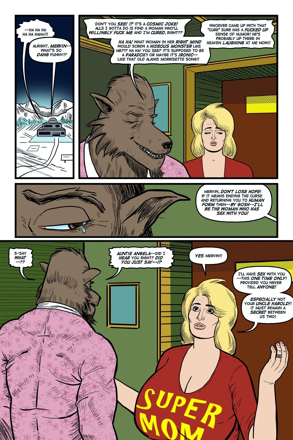 Blonde Marvel Mervin The Monster (Darrell San) page 34