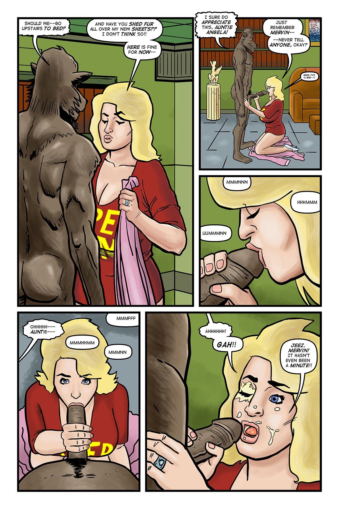 Blonde Marvel Mervin The Monster (Darrell San) page 37