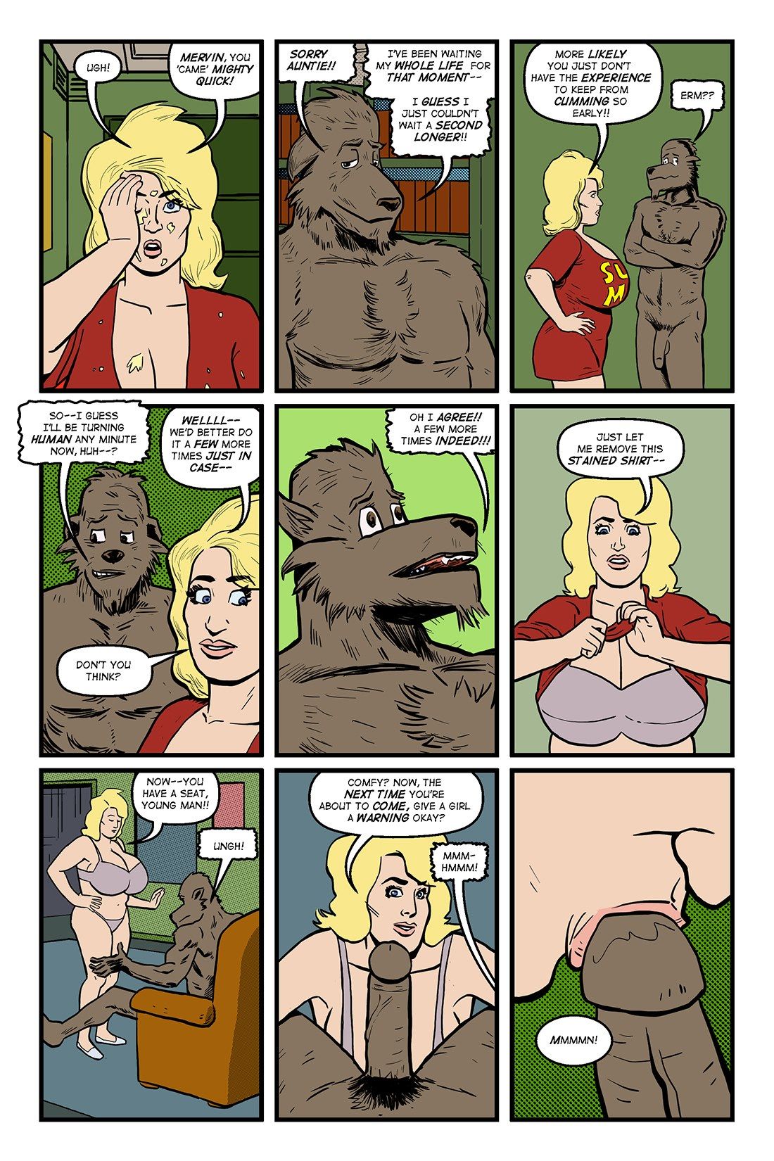 Blonde Marvel Mervin The Monster (Darrell San) page 38