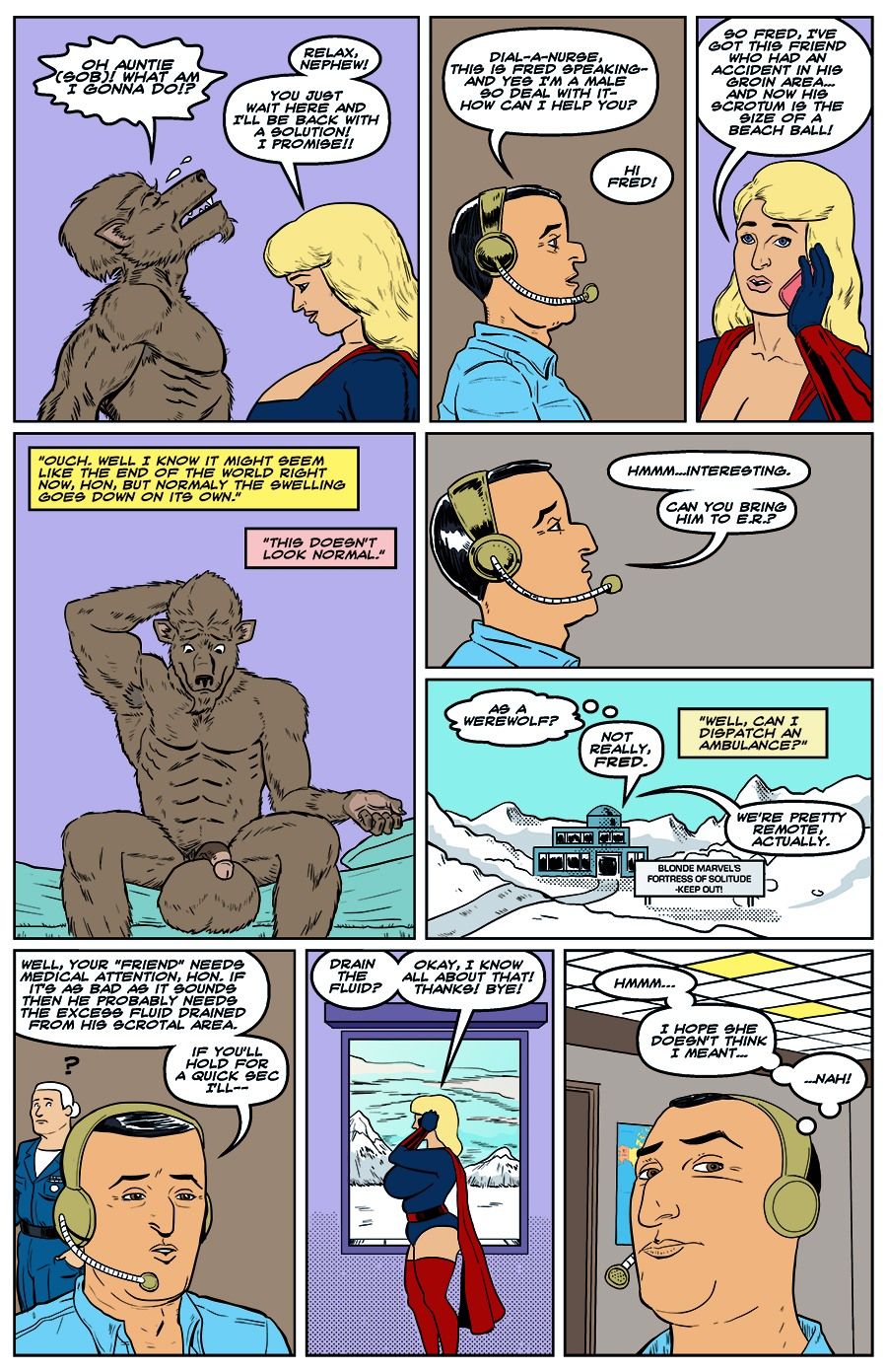 Blonde Marvel Mervin The Monster (Darrell San) page 5