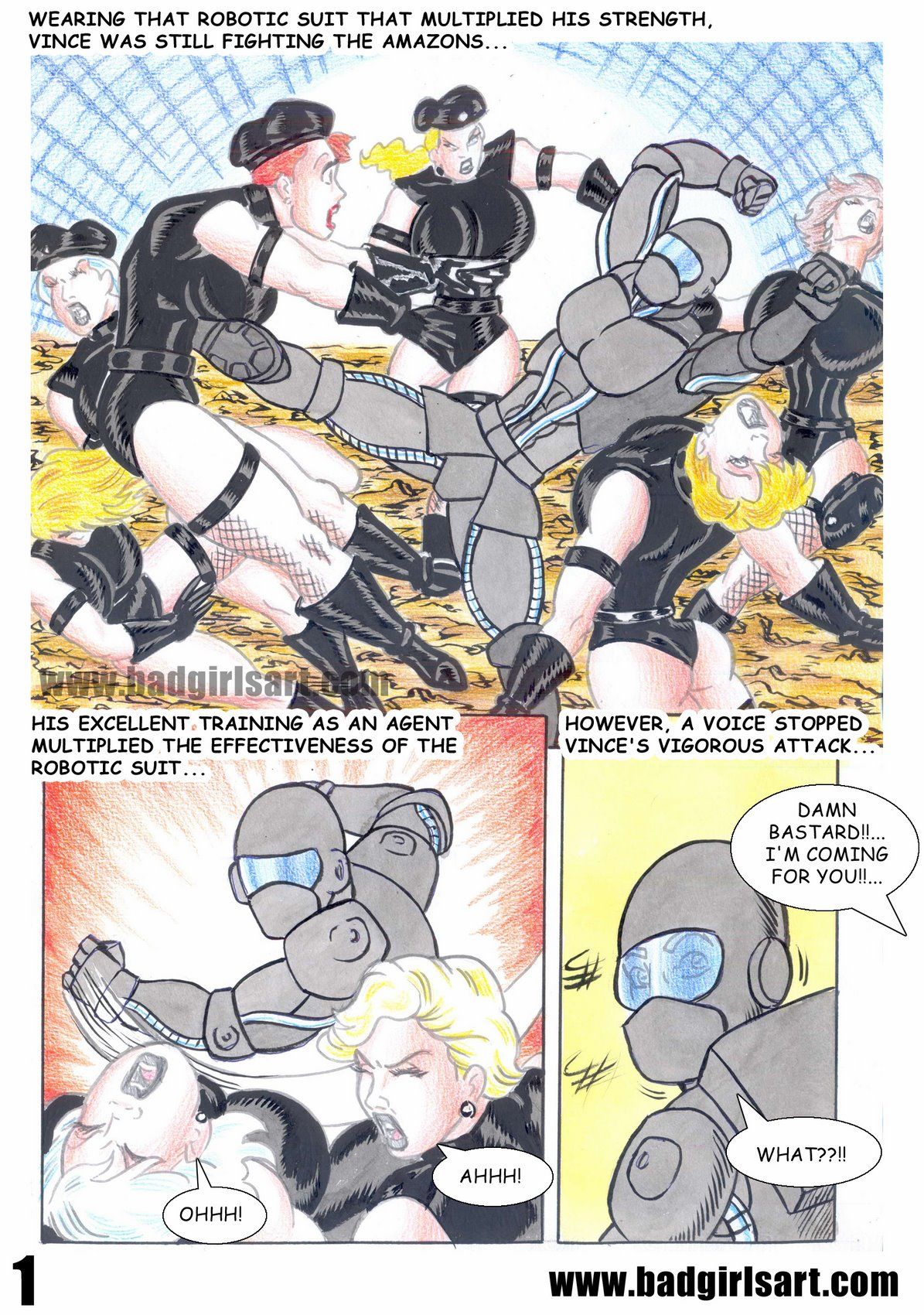 Alien Amazons Ch.7 Avas Rage (Badgirlsart) page 2