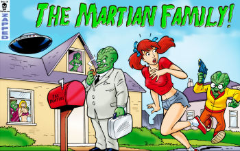 The Martian Family - Pulptoon cover