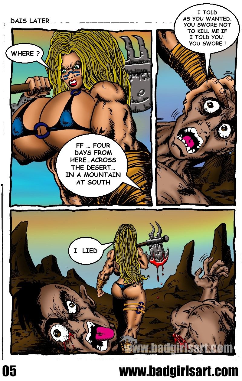 Gamora the Warrior Badgirlsart page 5
