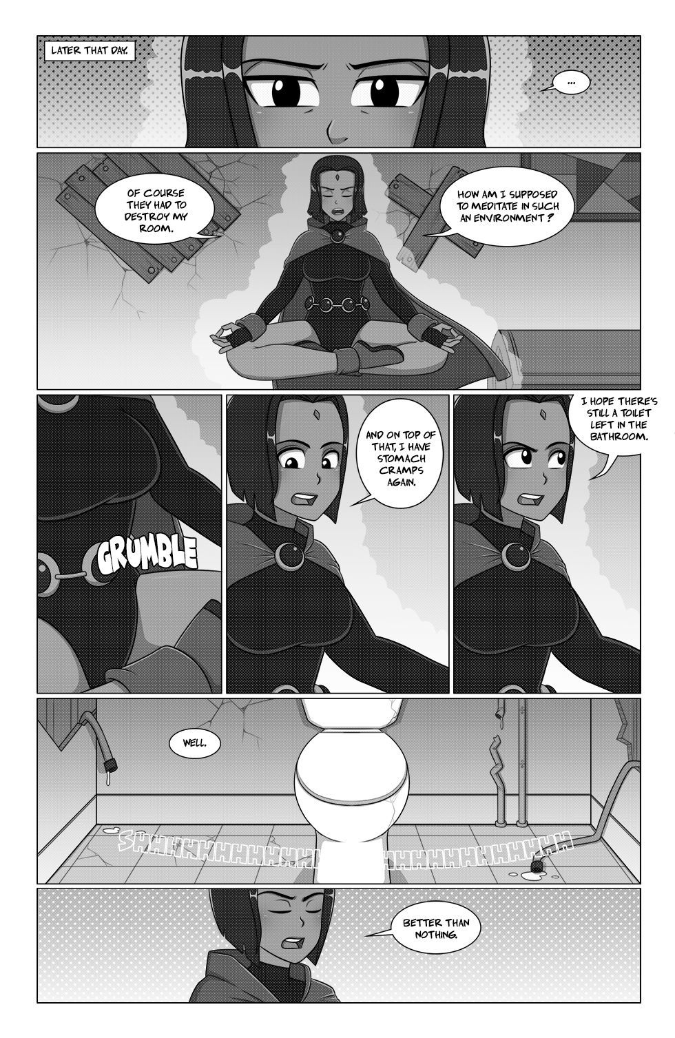 A Teen Titans Toilet Troubles - PieceofSoap [Teen Titans] page 8