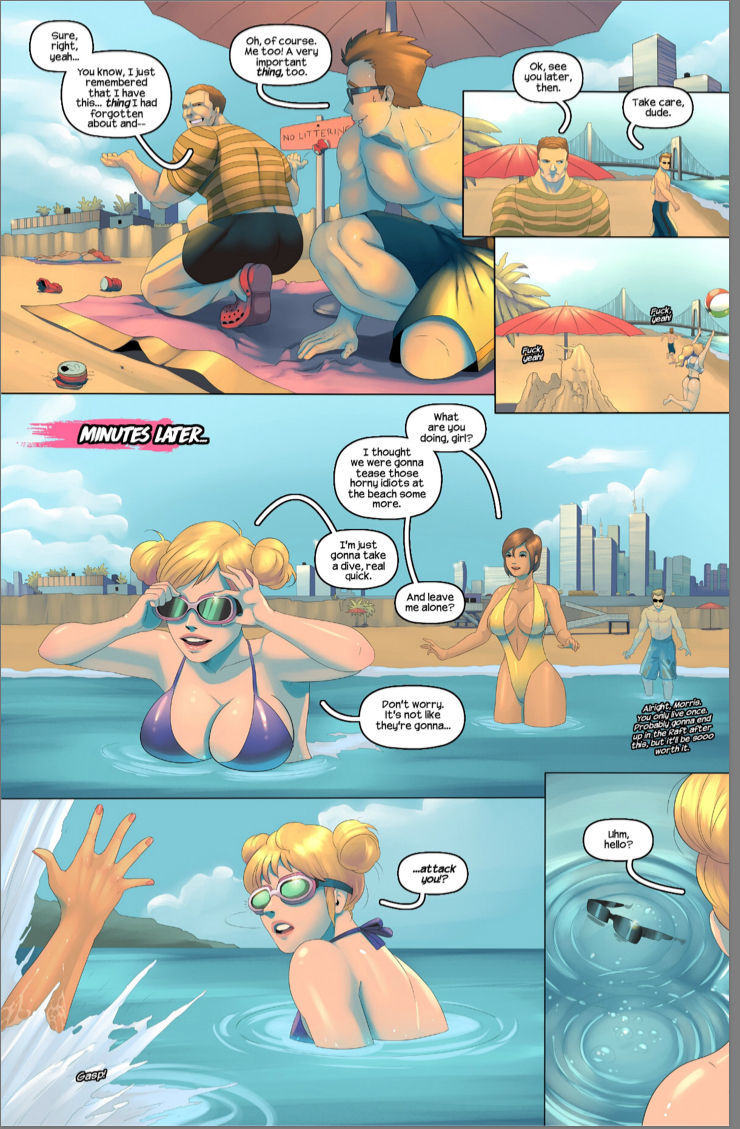 Sandy vs Watery Tracy Scops (Spider-Man) page 4