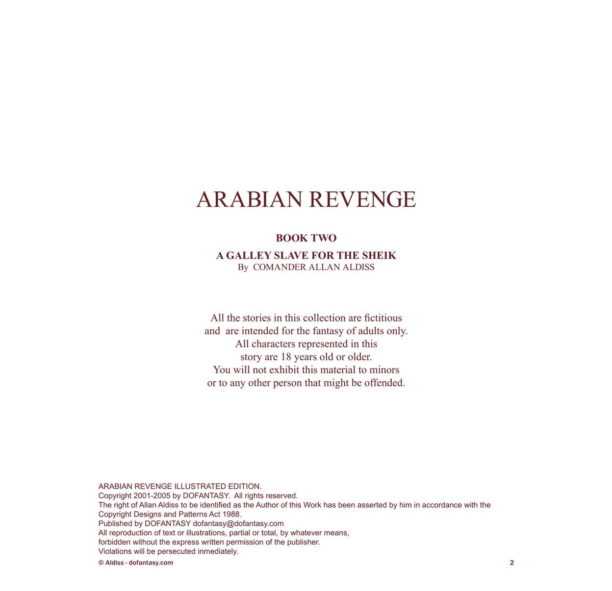 Cagri - Arabian Revenge 2 - Allan Aldiss - A galley Slave for the Sheik page 2