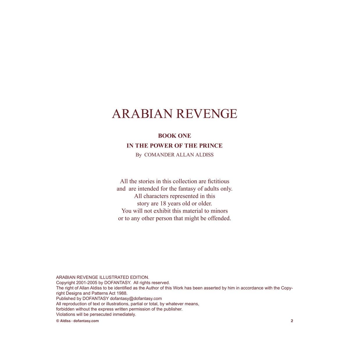Cagri - Arabian Revenge Part 1 Allan Aldiss page 2