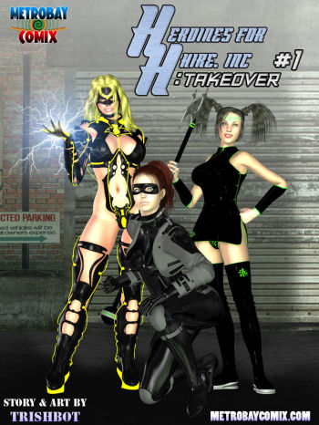 Heroines for Hire - Takeover #1 Trishbot [Metrobay] cover