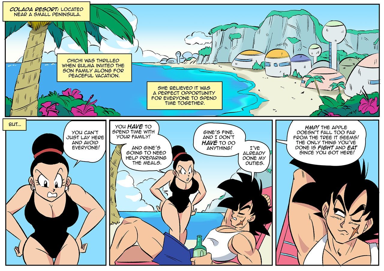 Summer Paradise 2 Beach Queen (Dragon Ball Z) page 2
