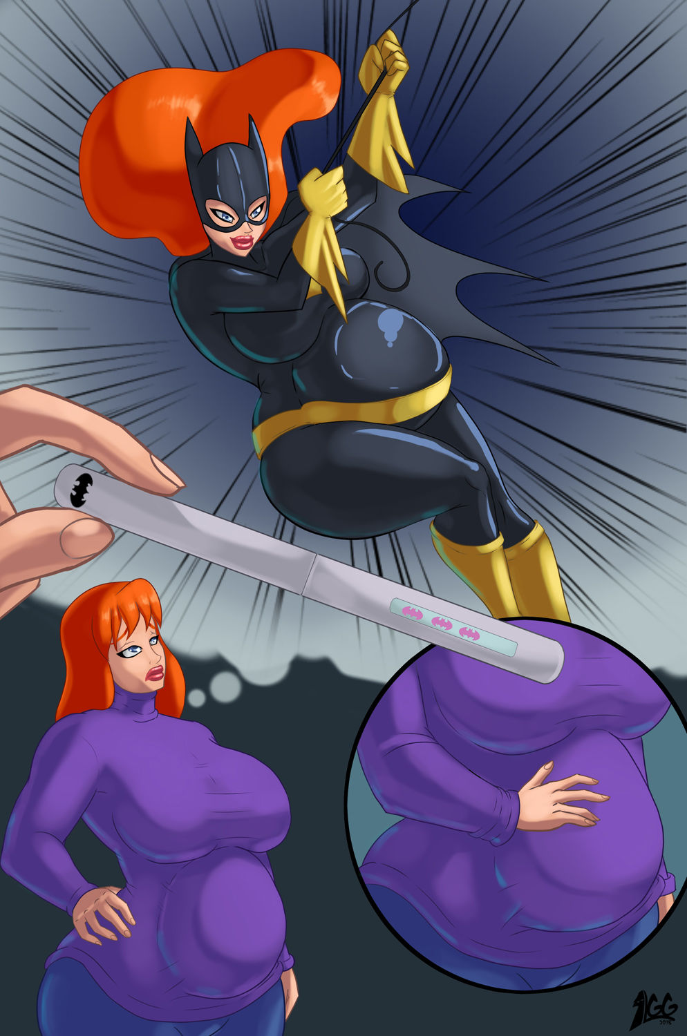 Batman Impregnates All The Girls by Lurkergg page 2