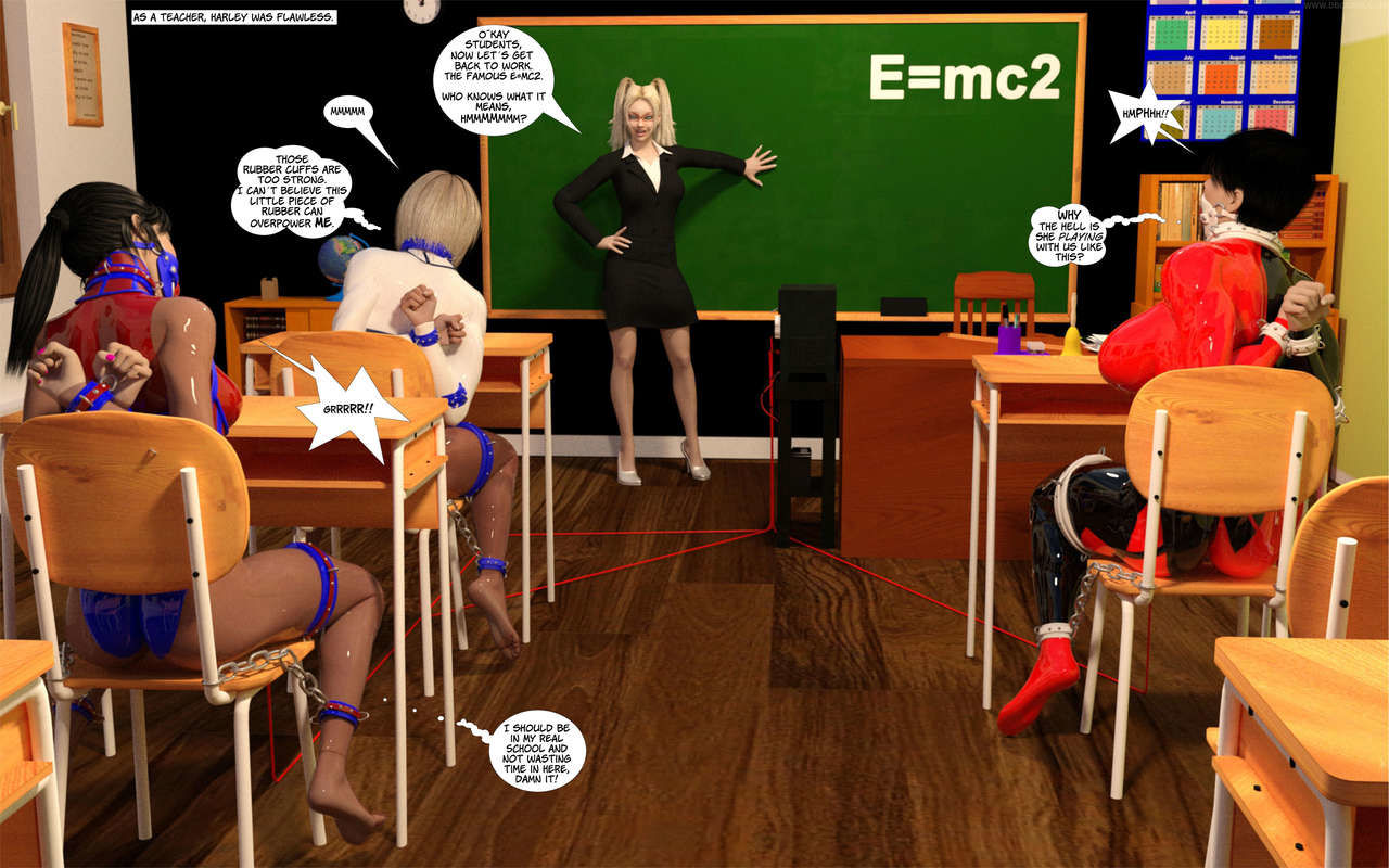 New Arkham for Superheroines 3 - Back to School DBComix page 8