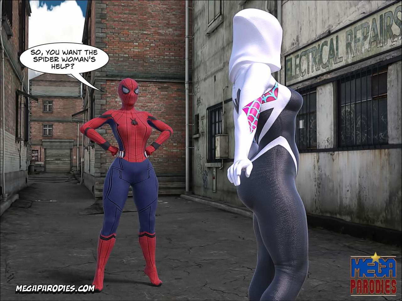 Spider Gwen Part 3 by Mega Parodies page 43