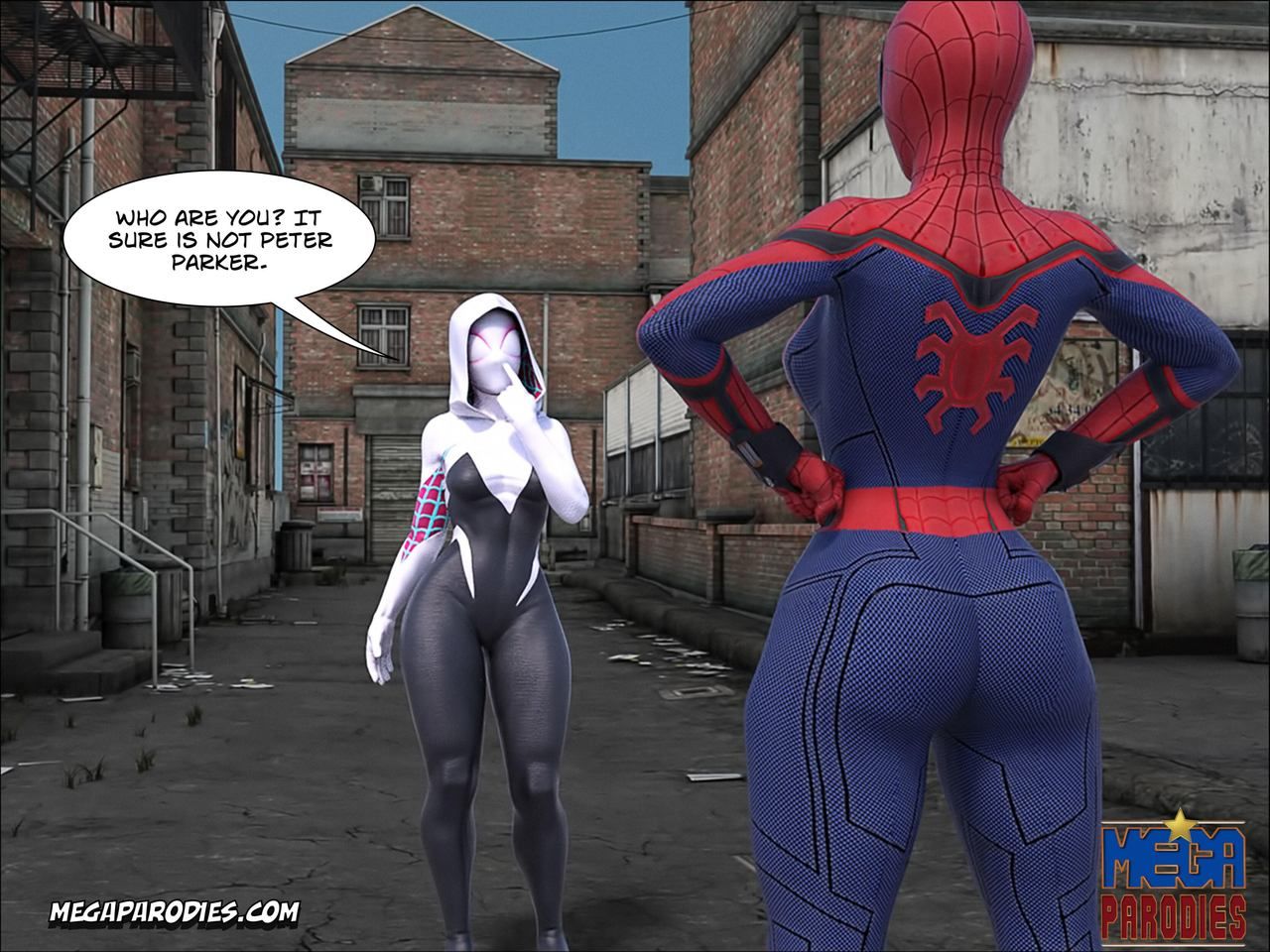 Spider Gwen Part 3 by Mega Parodies page 44