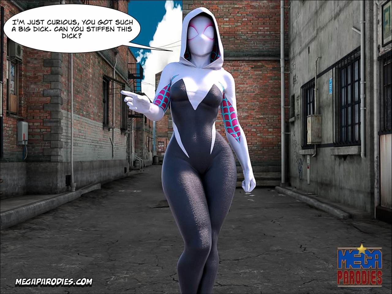 Spider Gwen X Rhino Part 2 by Mega Parodies page 2