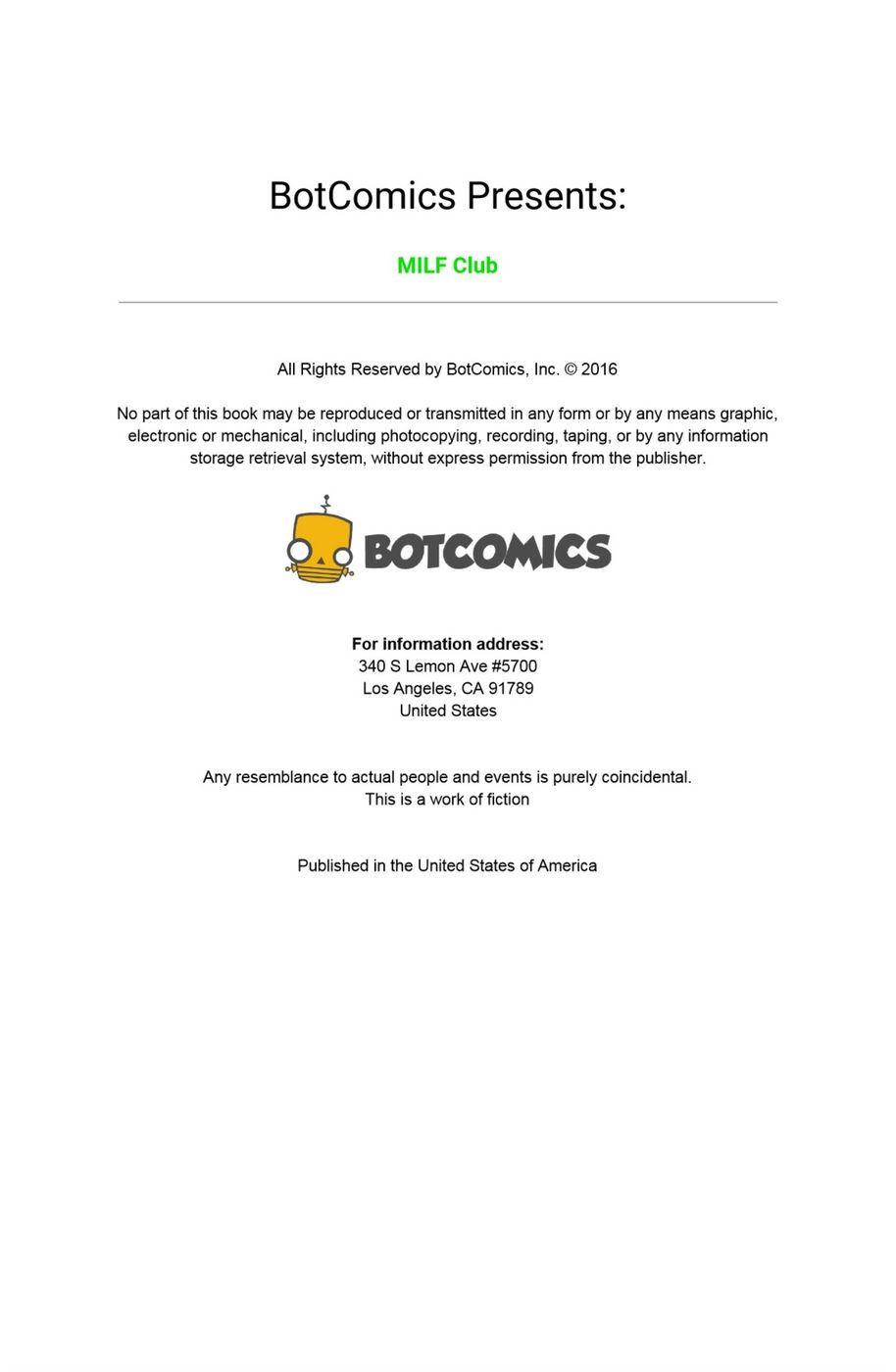 MILF Club - Bacchus Botcomics page 2