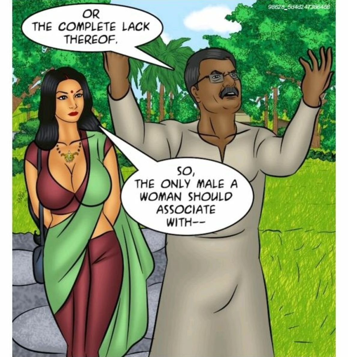 Savita Bhabhi 102 Slut Shaming (Kirtu) page 25