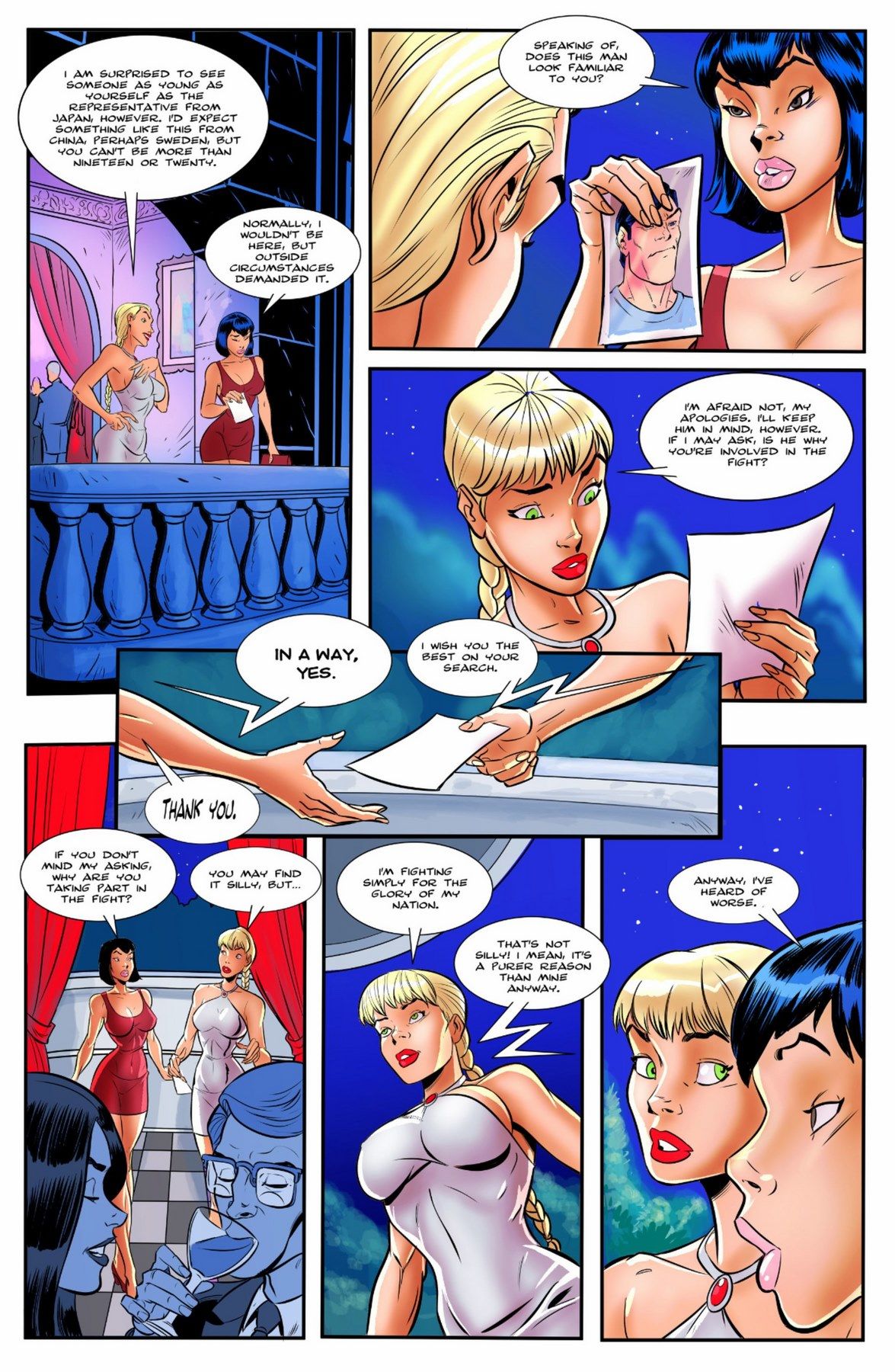 The Giantess Fight Round One Issue 3 page 7