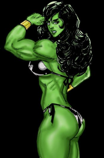 Green With Lust - She Hulk [SuperPoser] cover