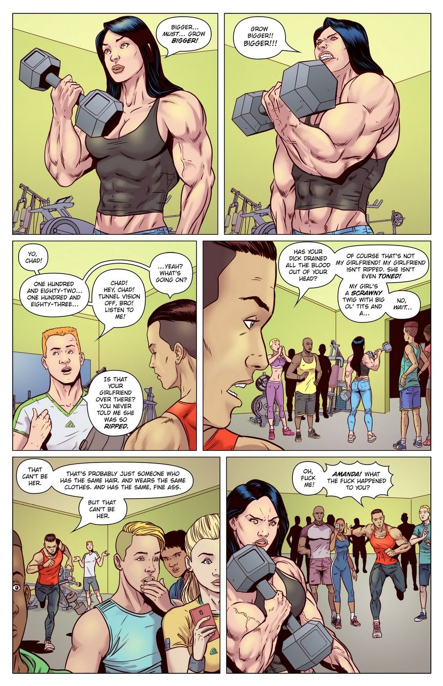 Curse of the Were-Bodybuilder - Victor Serra Musclefan page 9