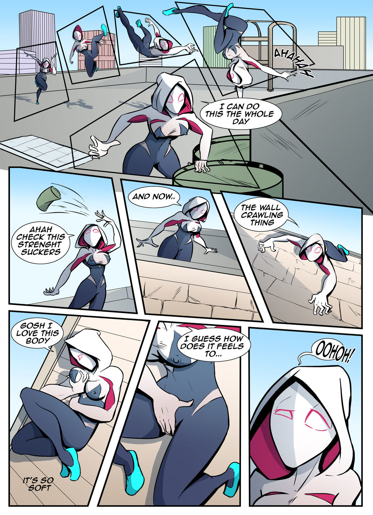 Spider gwen body swap