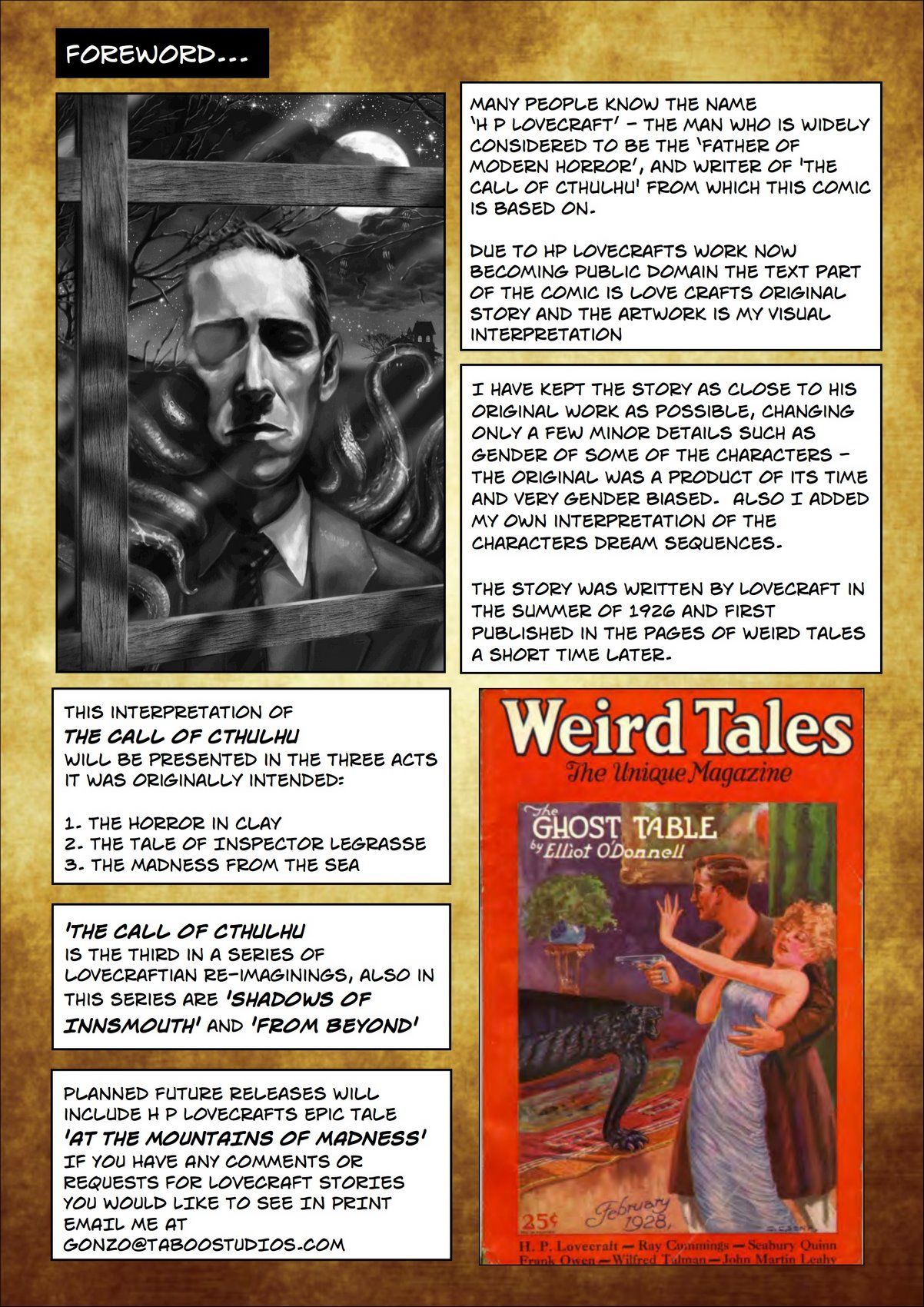 Call of Cthulhu - Taboo Studios page 2