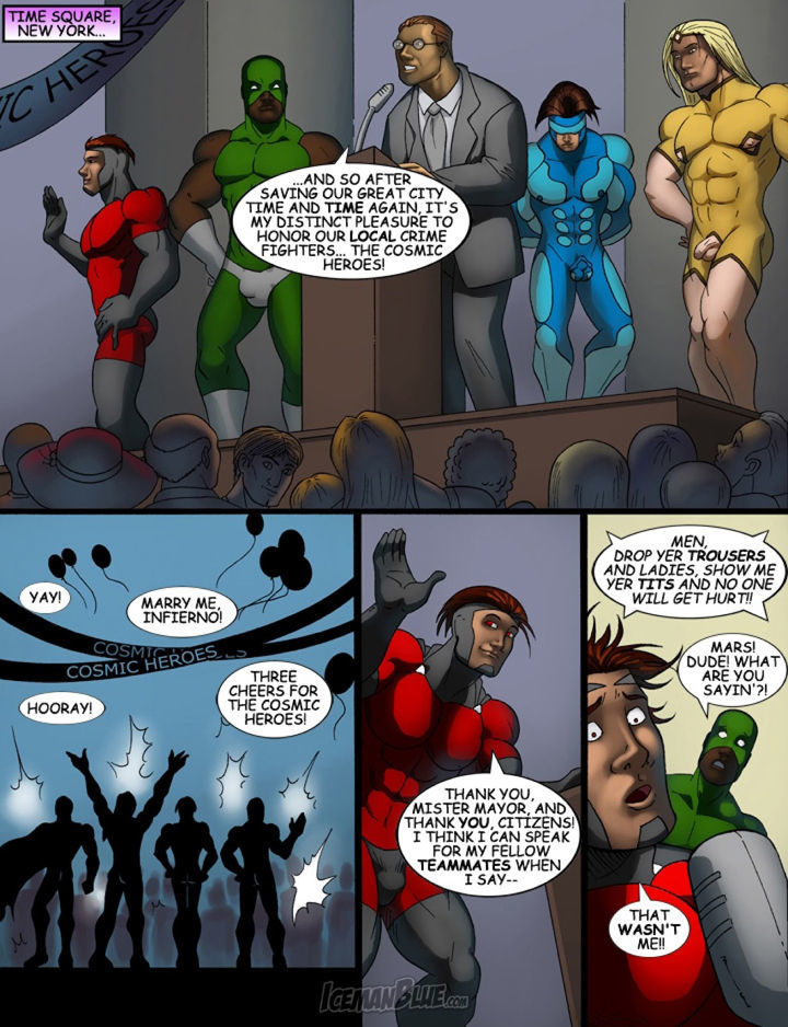 Cosmic Heroes Part 3 - Iceman Blue page 2