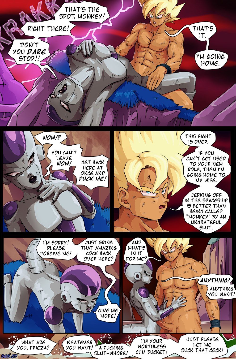 Dragon Ball Z - Space Emperor Slut page 13
