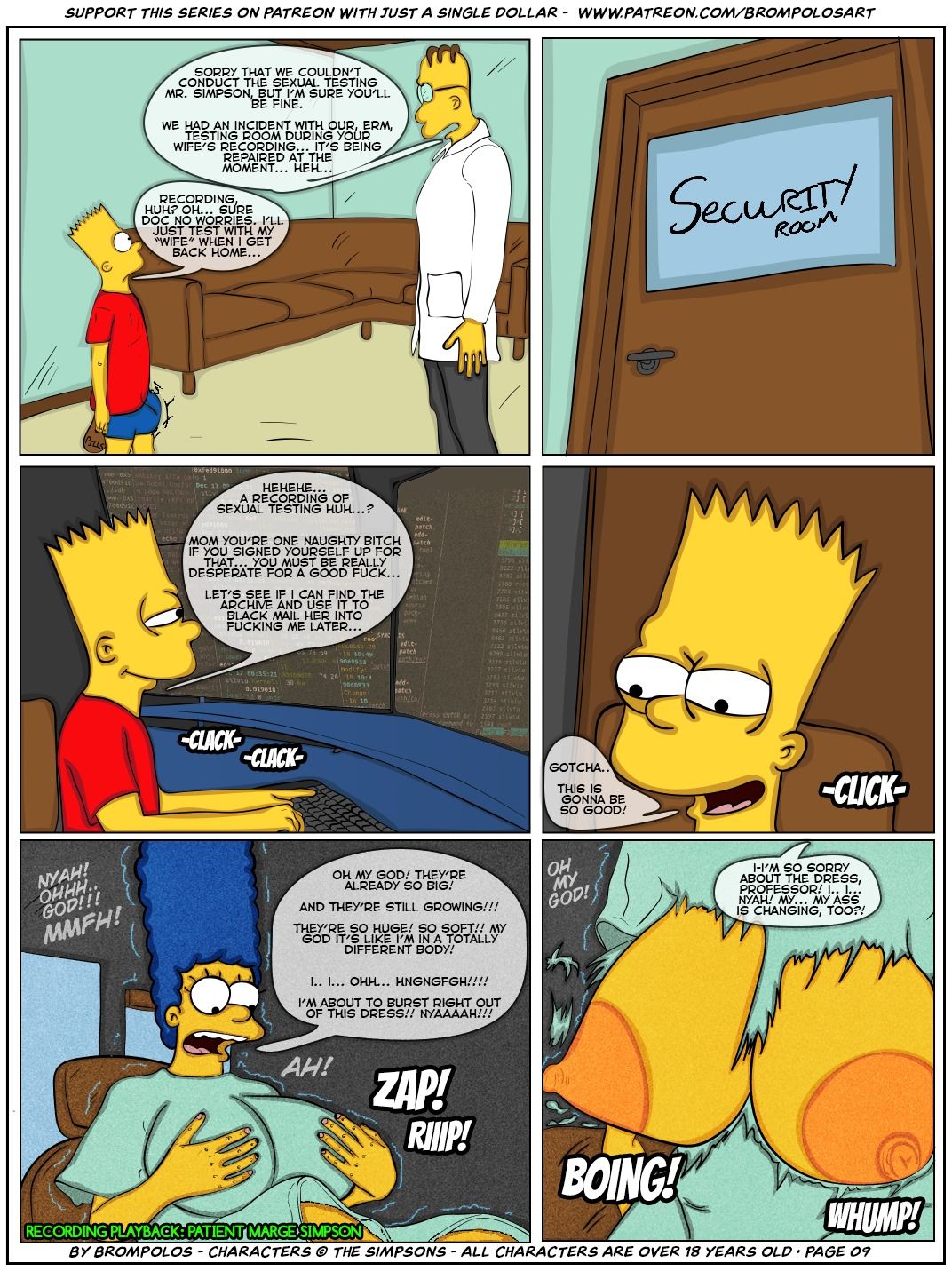 Brompolos - The Simpsons are Sexenteins page 11