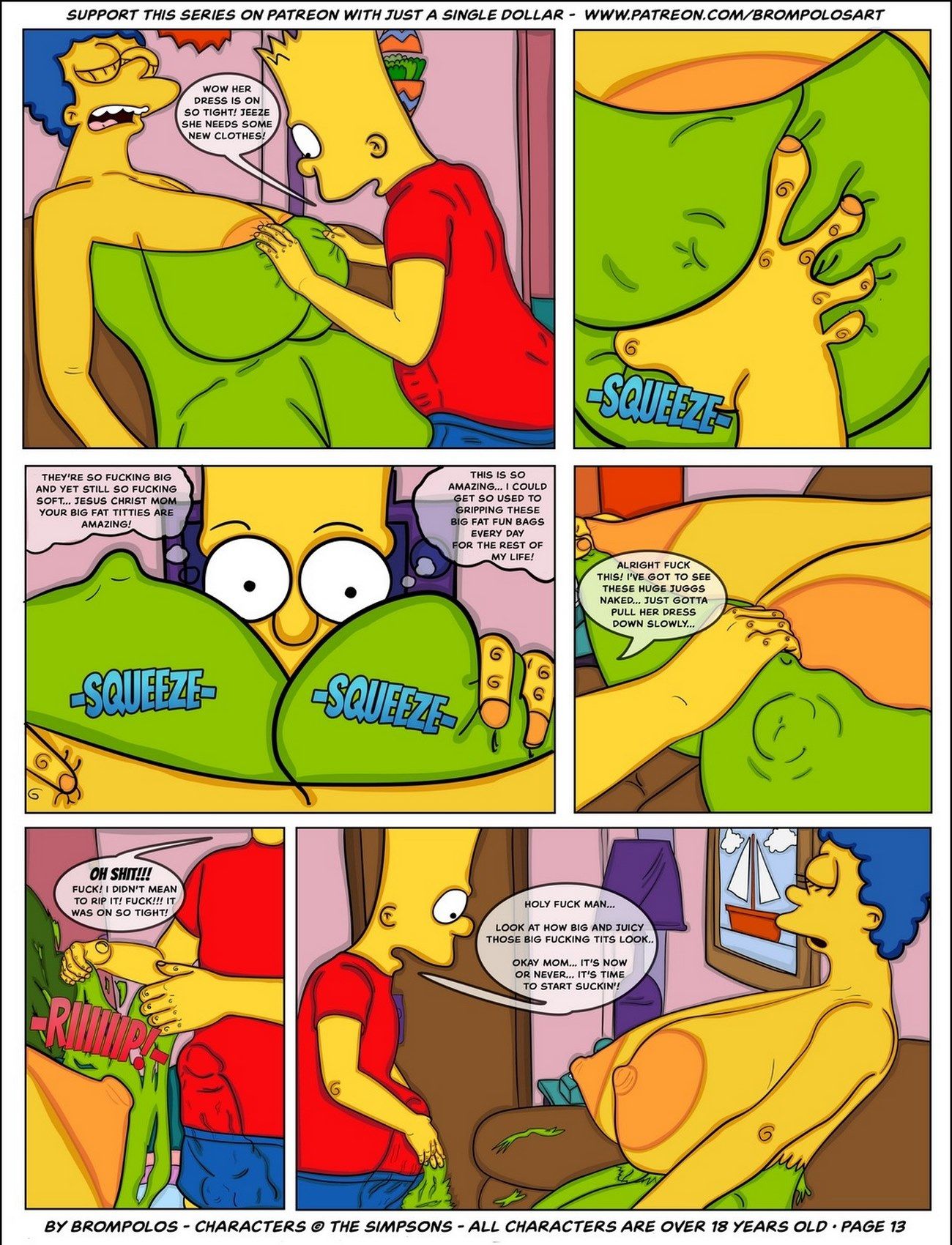 Brompolos - The Simpsons are Sexenteins page 19