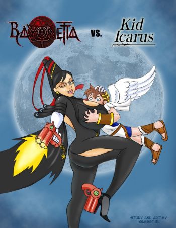 Bayonetta vs Kid Icarus cover