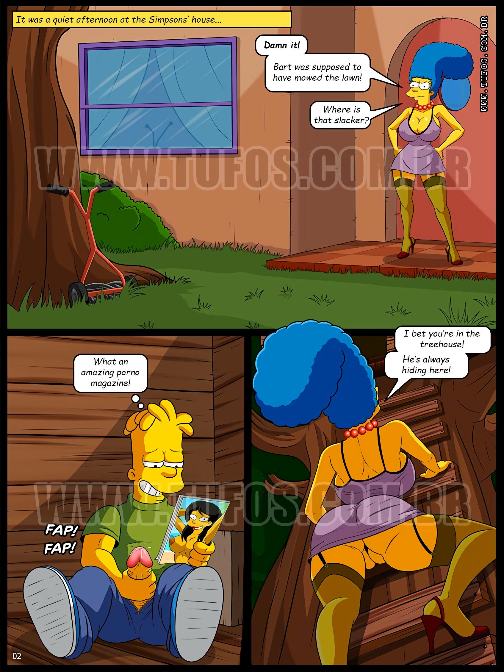 Os simpsons - Fucking in the Treehouse (Tufos) page 2