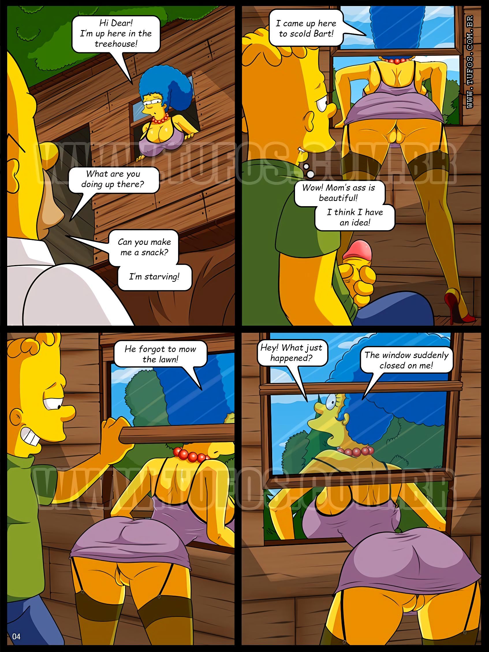 Os simpsons - Fucking in the Treehouse (Tufos) page 4