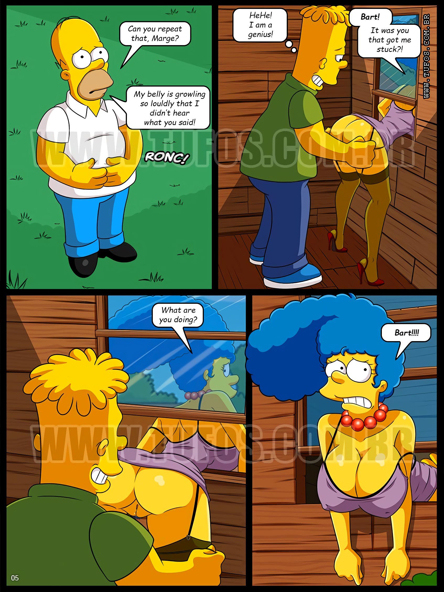 Os simpsons - Fucking in the Treehouse (Tufos) page 5