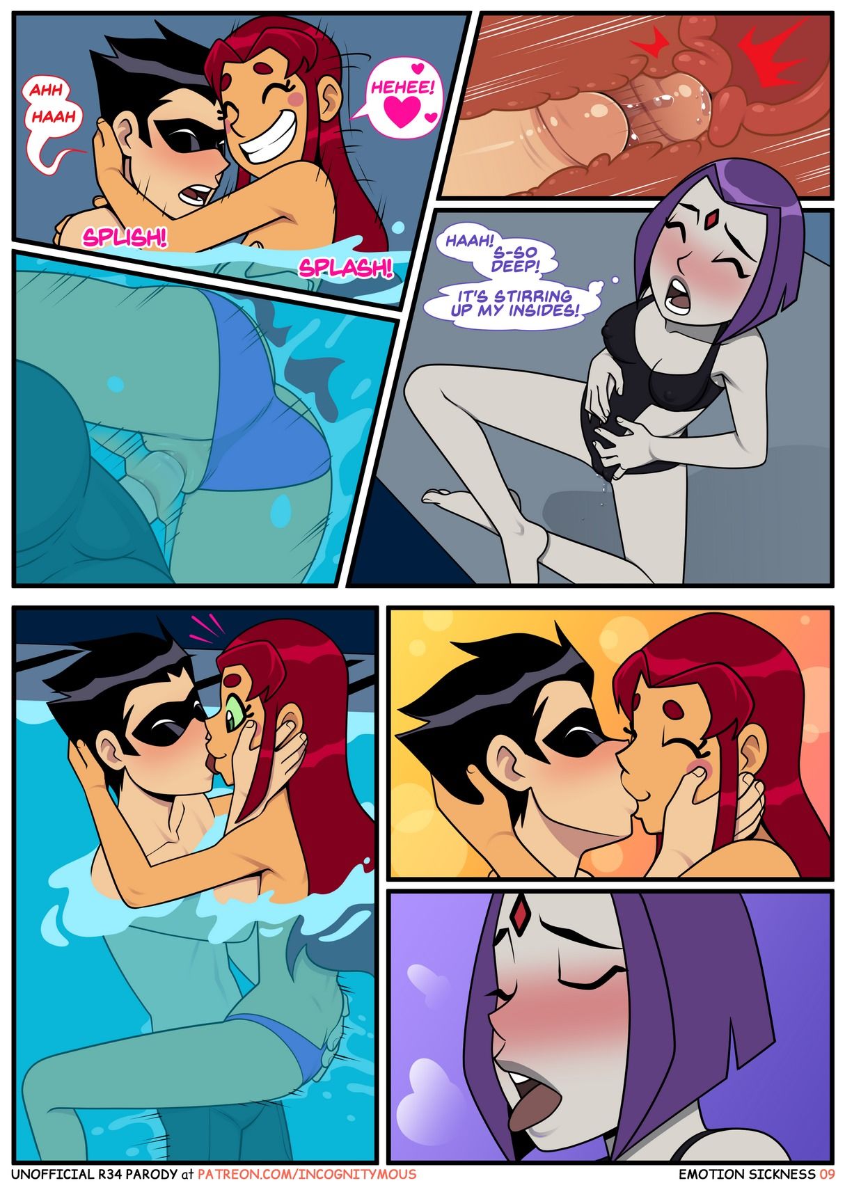 Teen Titans - Emotion Sickness (Incognitymous) page 9